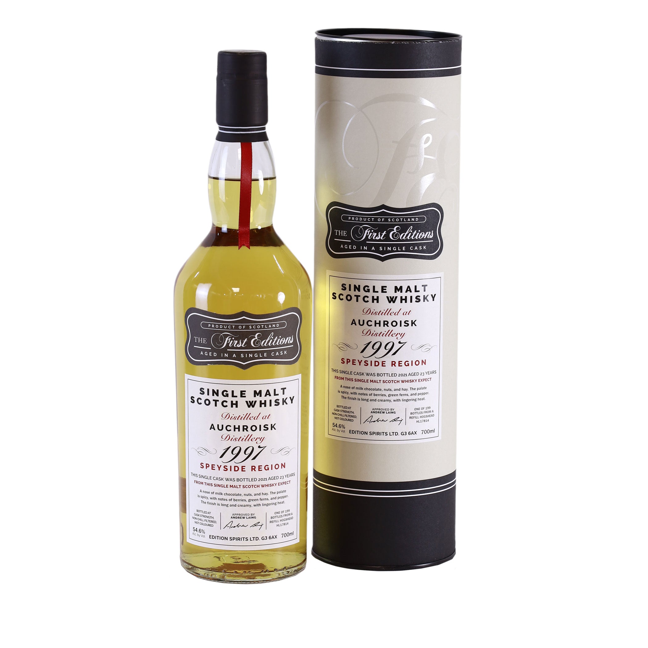 Auchroisk First Editions 1997/2021 23 Years, 54.6%