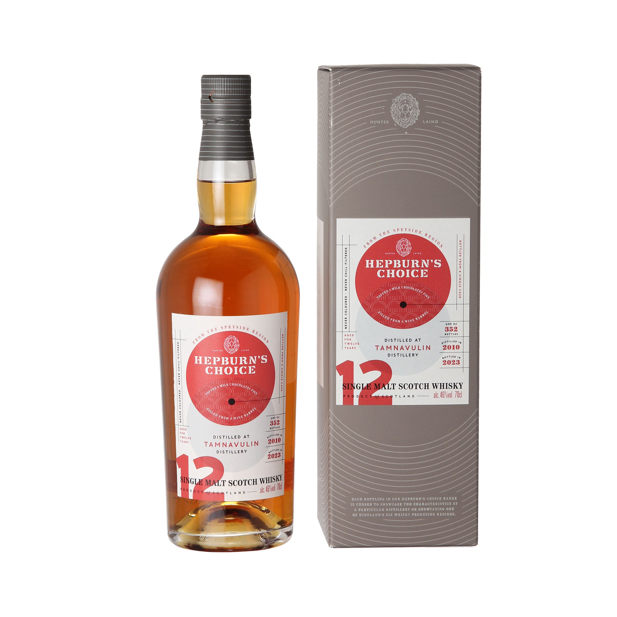 Tamnavulin 12 Years Old - Hunter Laing - Hepburn's Choice - Speyside Single Malt Whisky