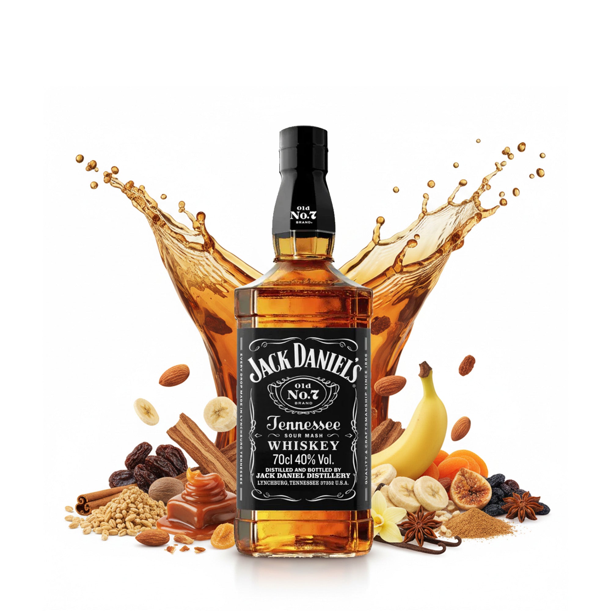 Jack Daniel’s Old No. 7 Tennessee Whiskey 40 % vol. 0,7 L.