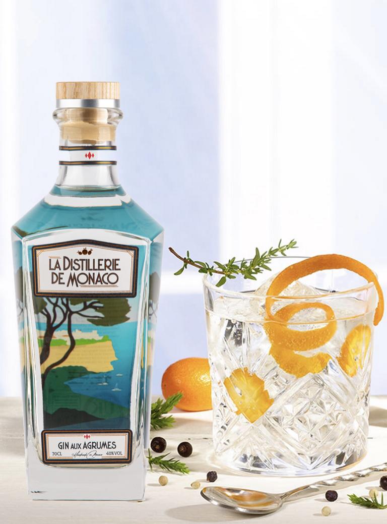 GIN AUX AGRUMES de Monaco 40% vol. 0,7l
