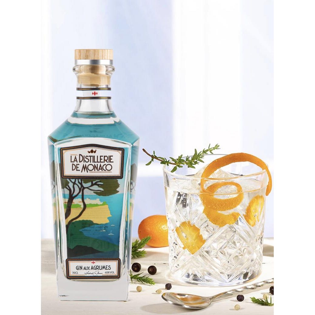 GIN AUX AGRUMES de Monaco 40% vol. 0,7l