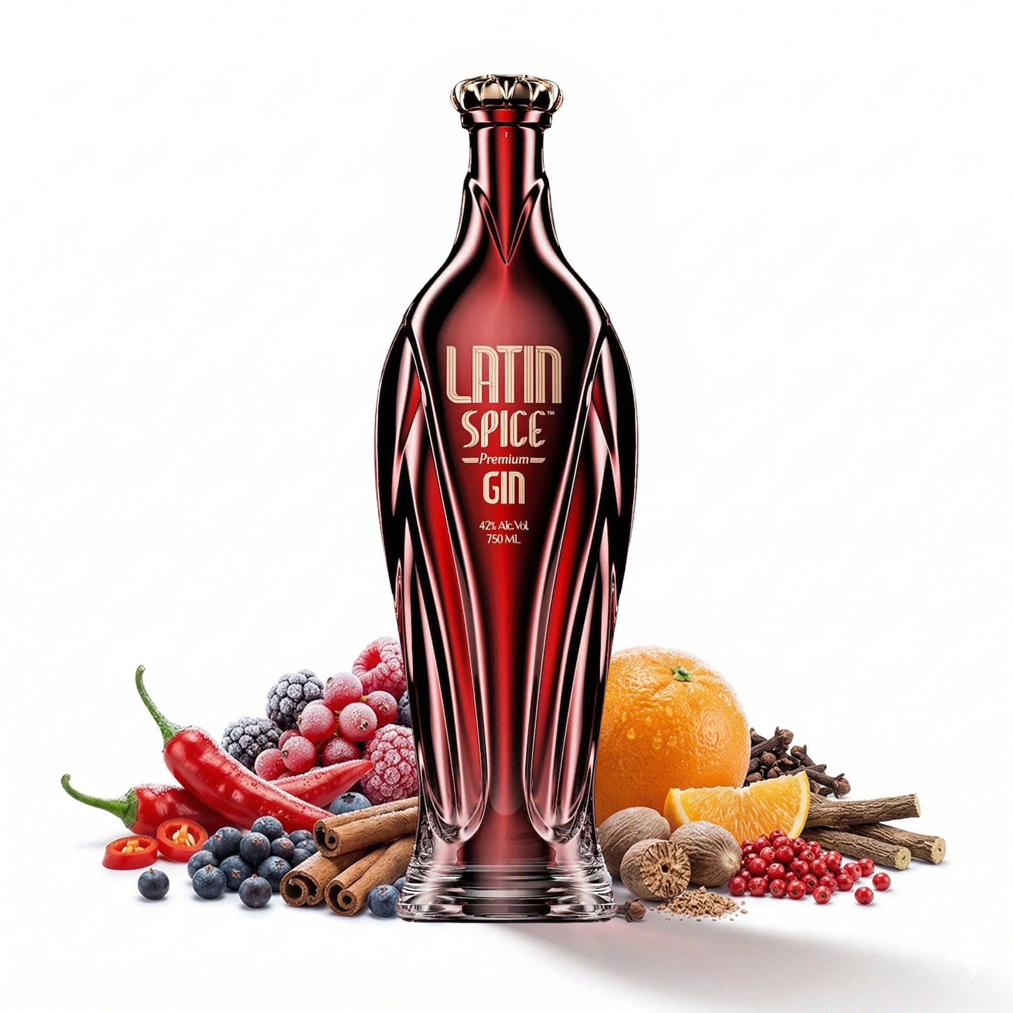 Latin Spice Premium Gin mit Chili 0,7 L 42 % vol.