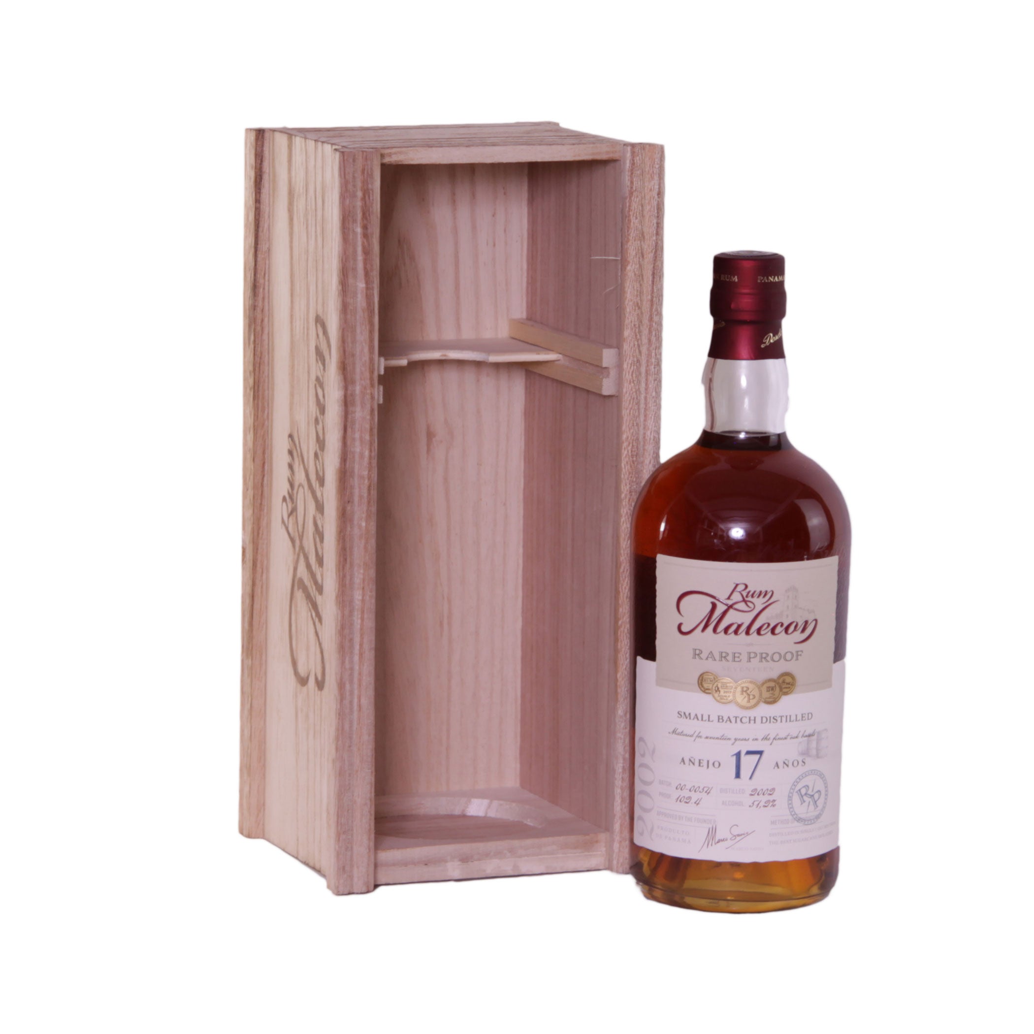 Rum Malecon Rare Proof 17 YO 51,2 % Rum aus Panama