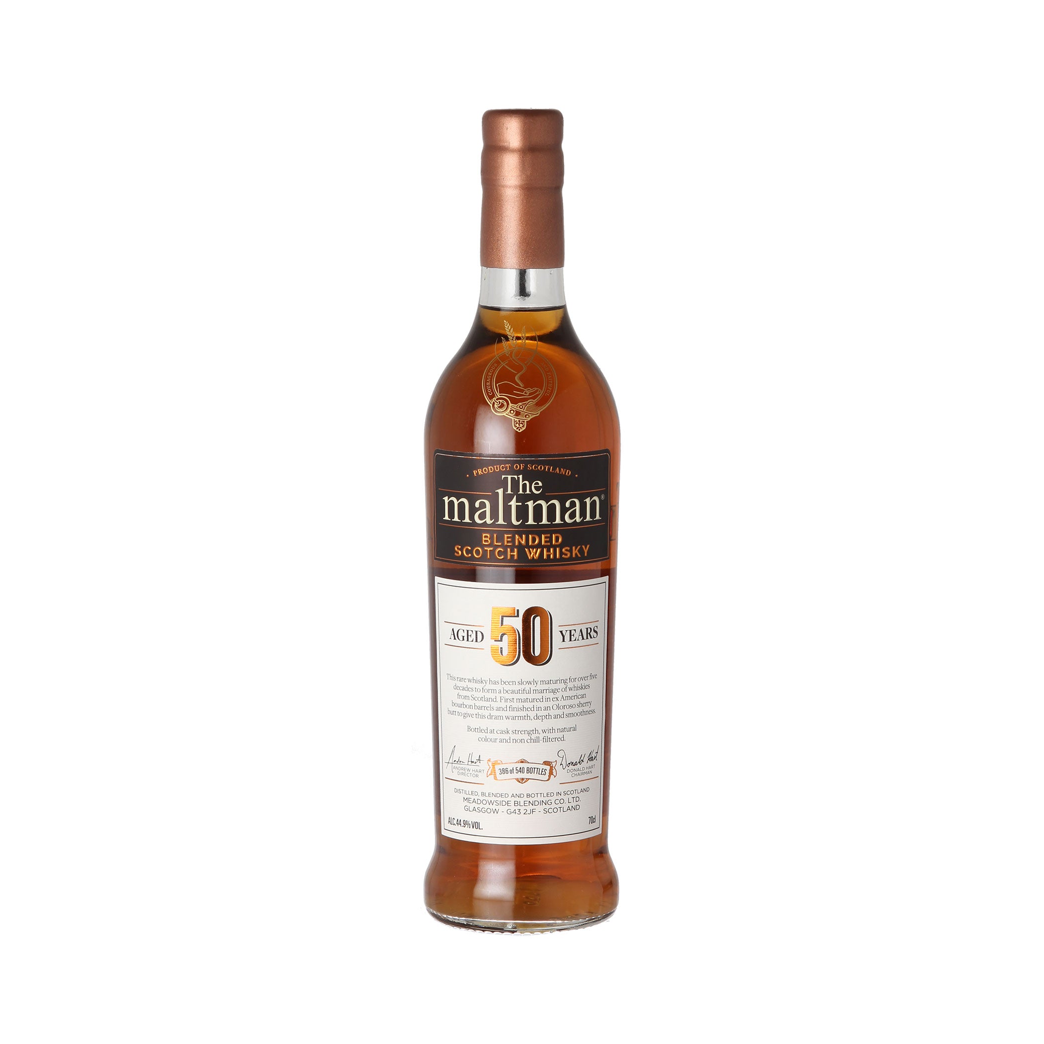 Blended Scotch, 1972, 50 years old, 44,9%, Single Cask