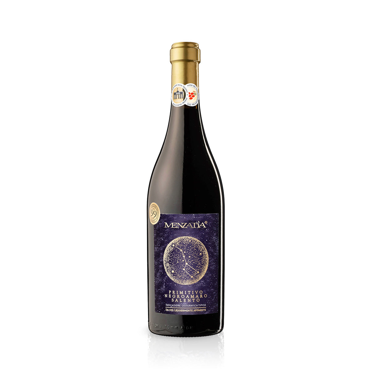 Menzatia Primitivo Negroamaro Salento IGT – Rotwein – Italien – 0,75l – 13,5% vol.