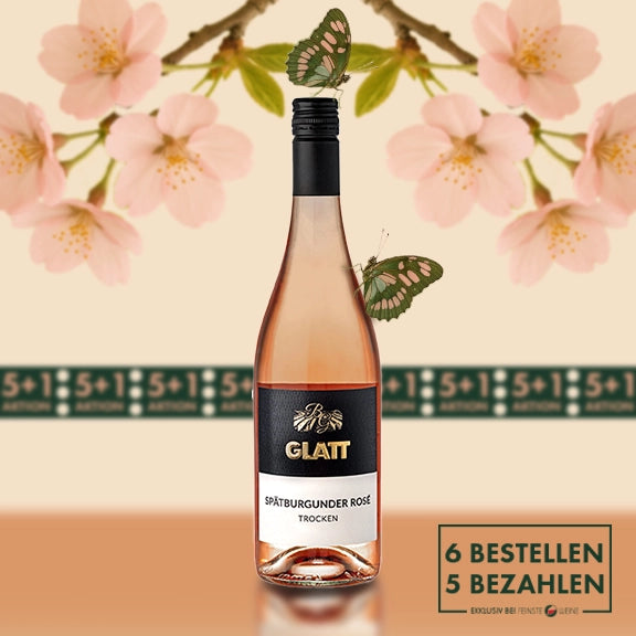 2022 Spätburgunder Rosé Dry Wine • GLATT • Quality Wine from Kaiserstuhl/Baden, Germany