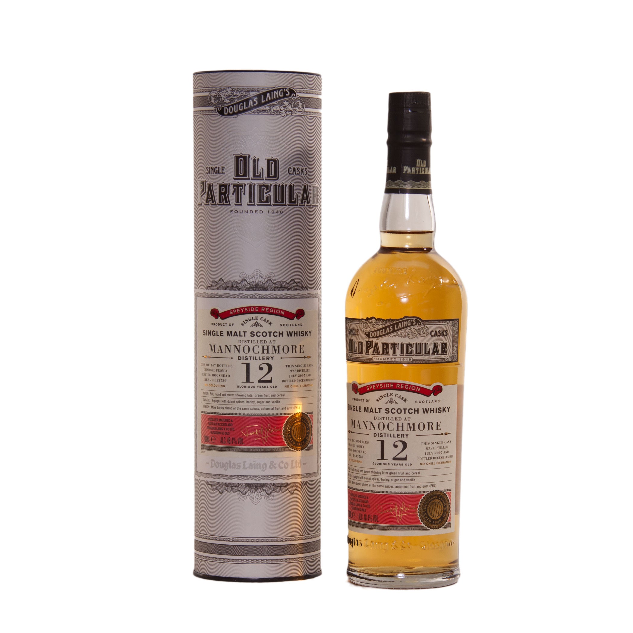 Mannochmore 12 Year Old OLD PARTICULAR #DL13780