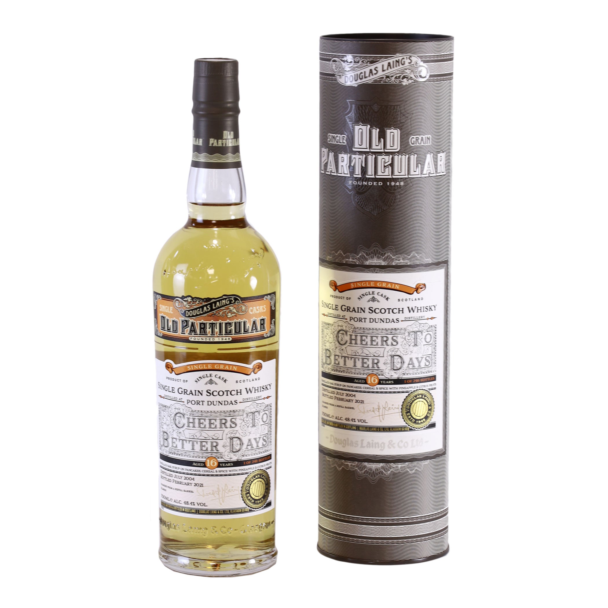 Port Dundas 16 Jahre - Old Particular Douglas Laing - Cheers to better days