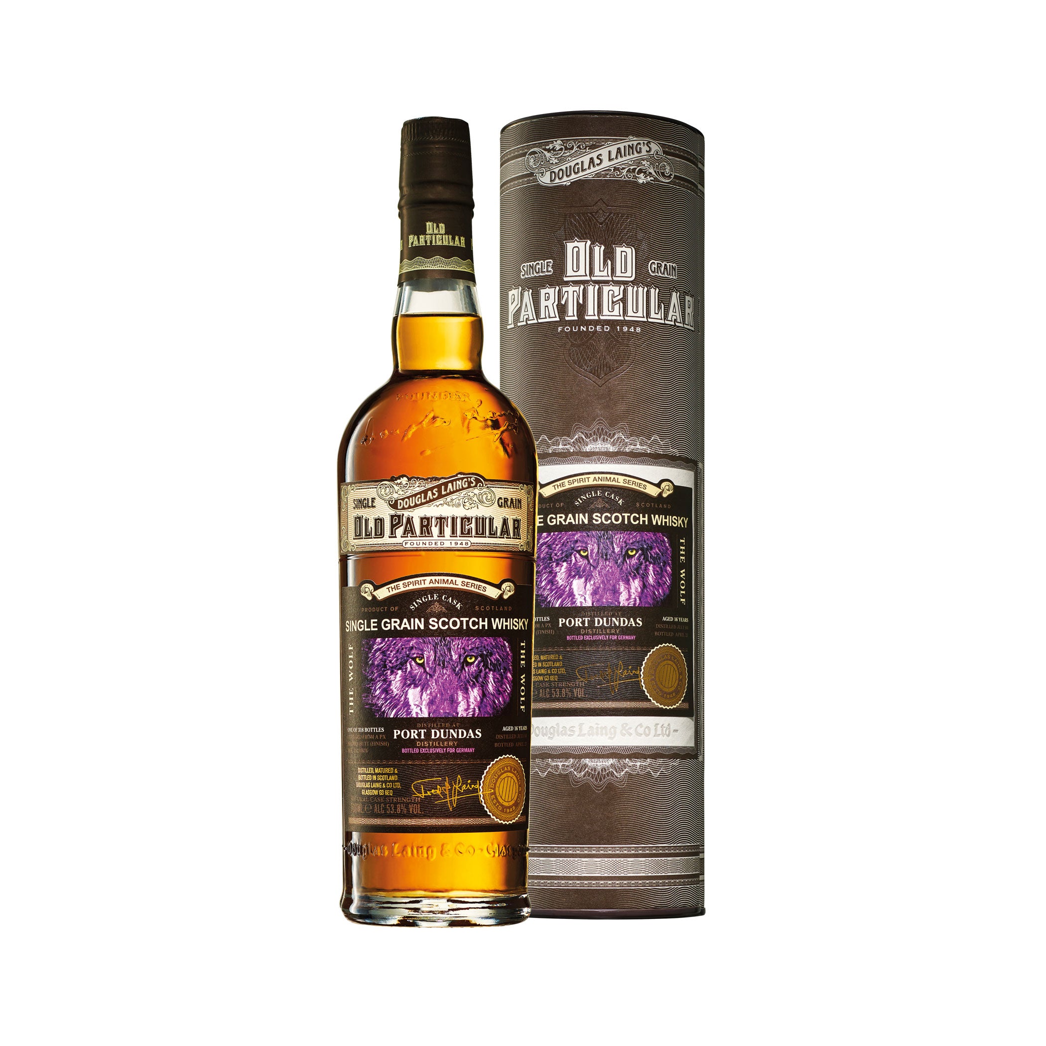 Port Dundas 16 Jahre - Old Particular Single Cask „The Spirit Animal Series“