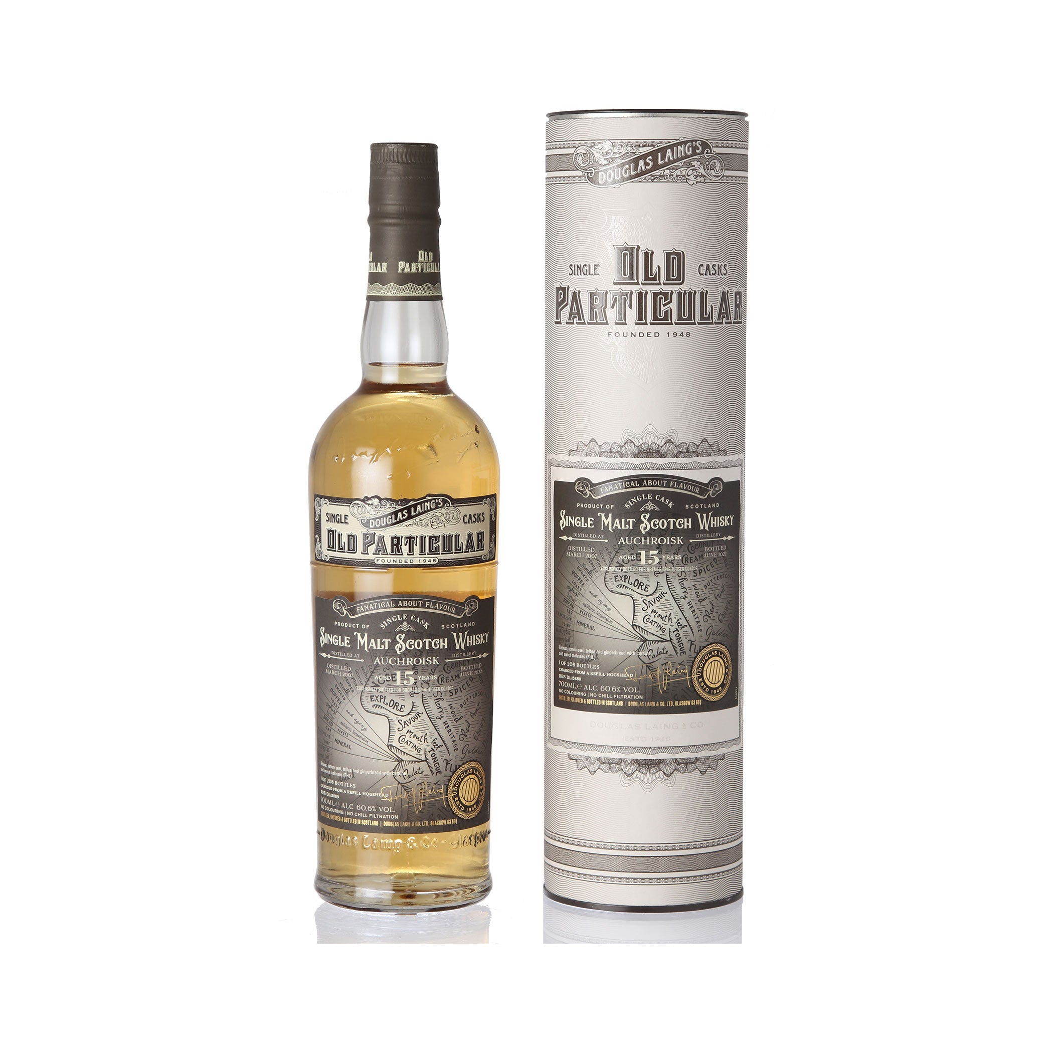 Auchroisk 15 Year Old 2007/2022 - Old Particular - Douglas Laing