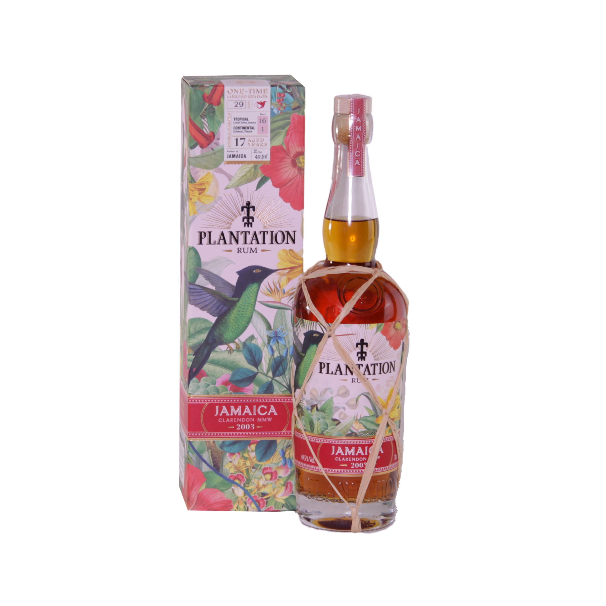 Plantation Vintage Rum Jamaica 2003 Clarendon Limited Edition Dark 49,5% One Time