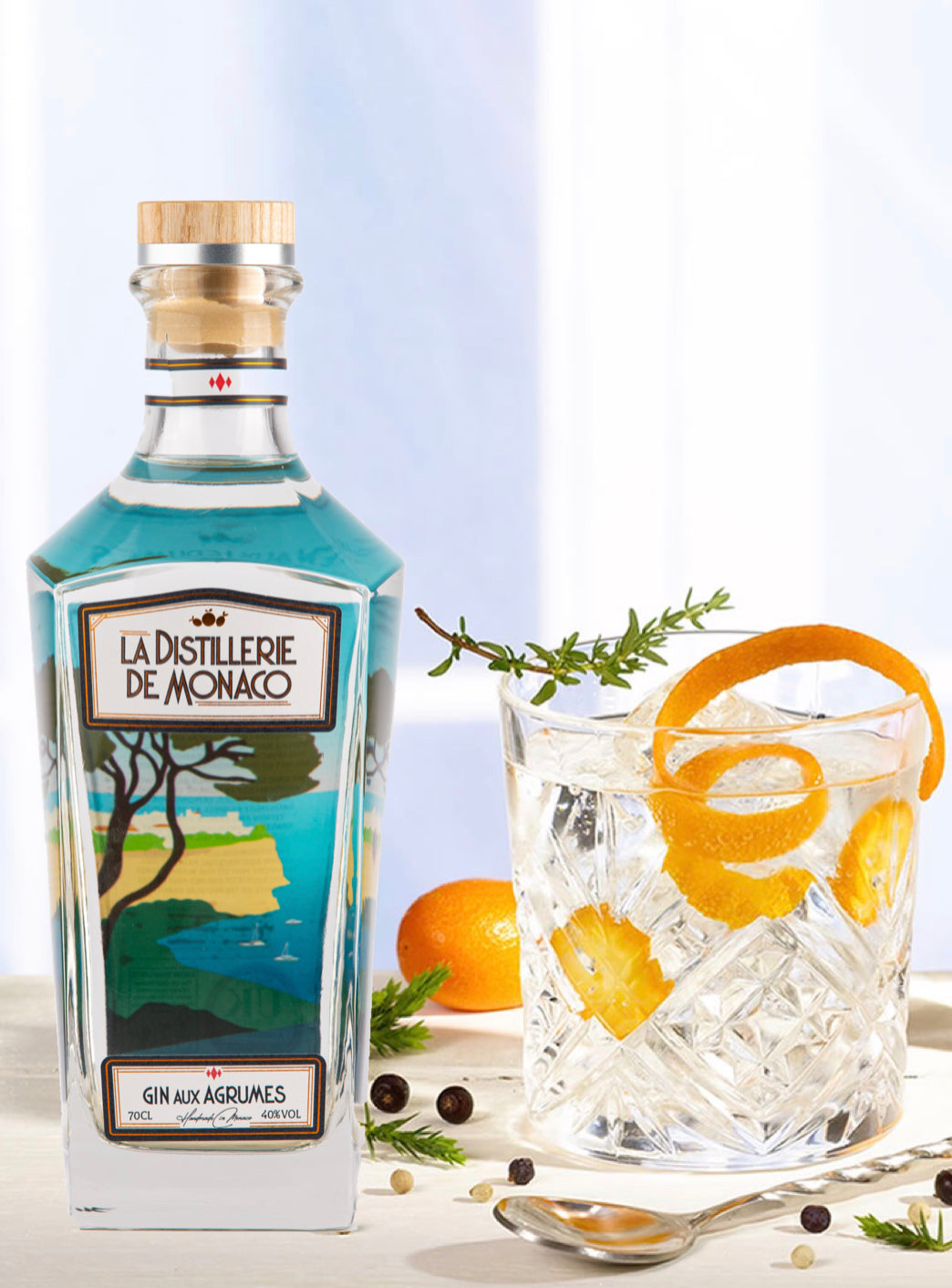 GIN AUX AGRUMES de Monaco mit Geschenkbox 40% vol. 0,5l