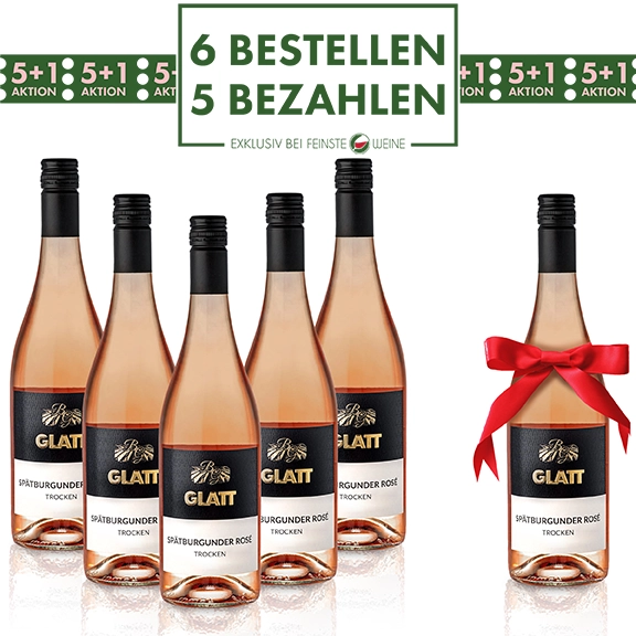 2022 Spätburgunder Rosé Dry Wine • GLATT • Quality Wine from Kaiserstuhl/Baden, Germany
