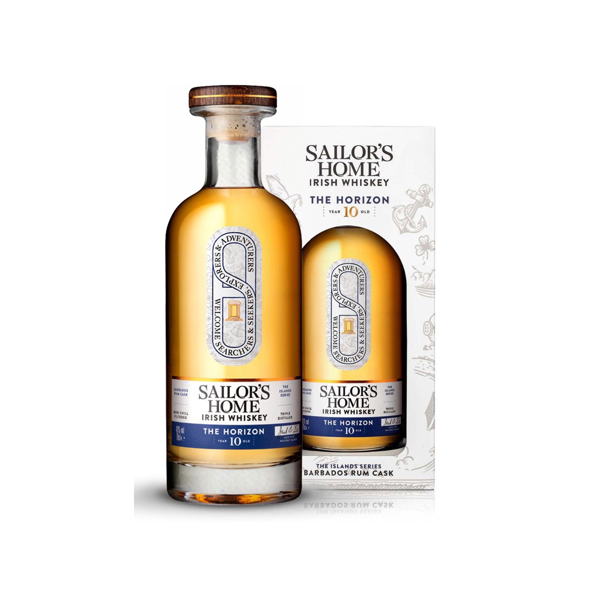 SAILOR’S HOME Irish Whisky - The Horizon - 10 Years Old - in Gift Box