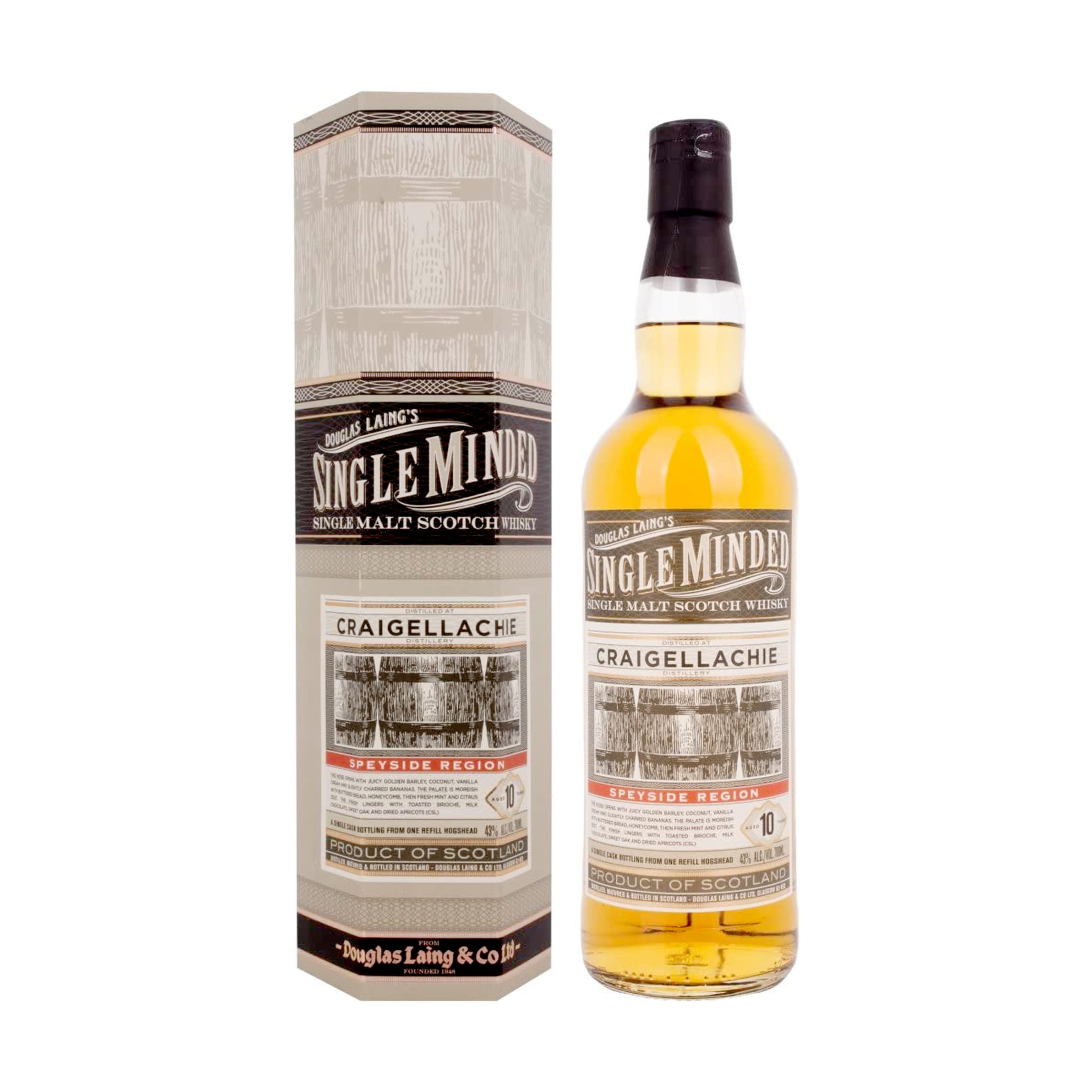 Craigellachie 10 Year Old Single Minded Cask #DL12469
