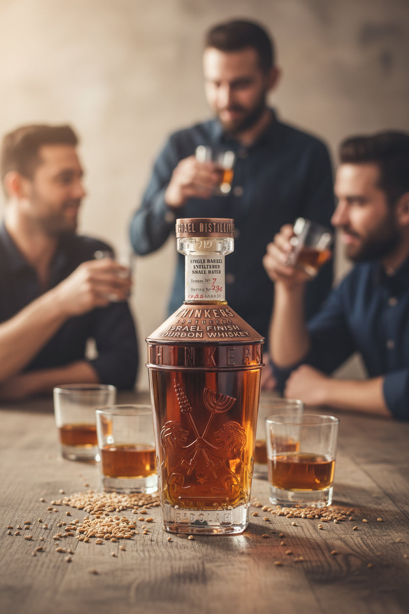 Thinkers Dew of B'Dolah Bourbon Whiskey - 700ml, 47% vol – Aromen von Vanille, Toffee & Schokolade