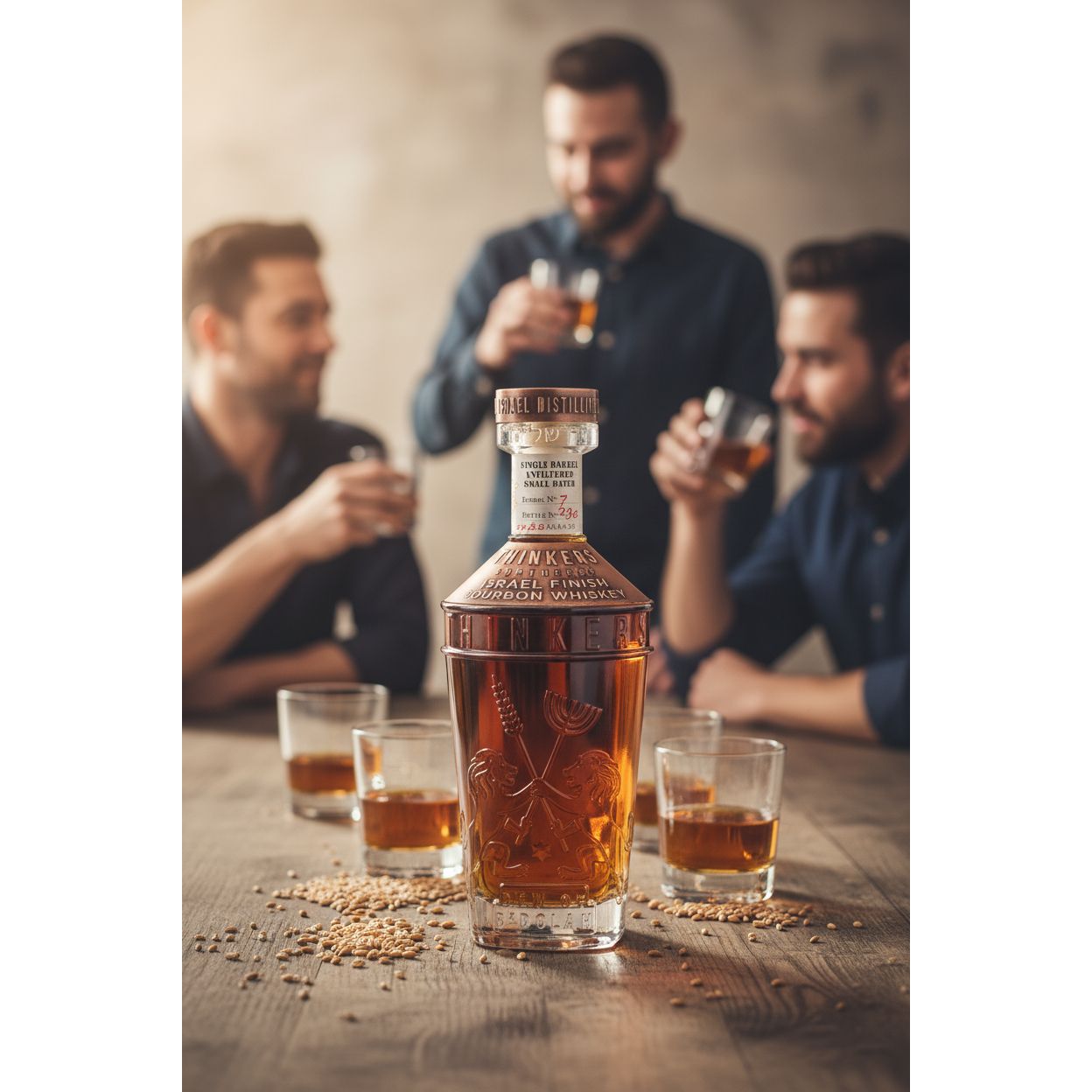 Thinkers Dew of B'Dolah Bourbon Whiskey - 700ml, 47% vol – Aromen von Vanille, Toffee & Schokolade
