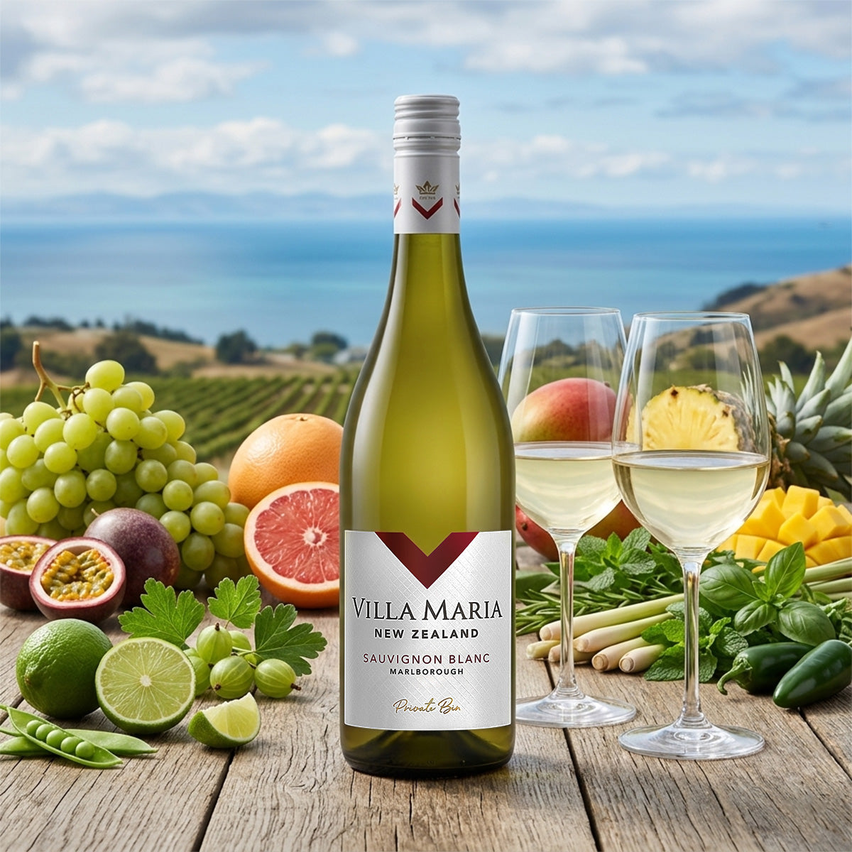 Villa Maria Private Bin Sauvignon Blanc 2025 0,75 L 12,5 % vol.