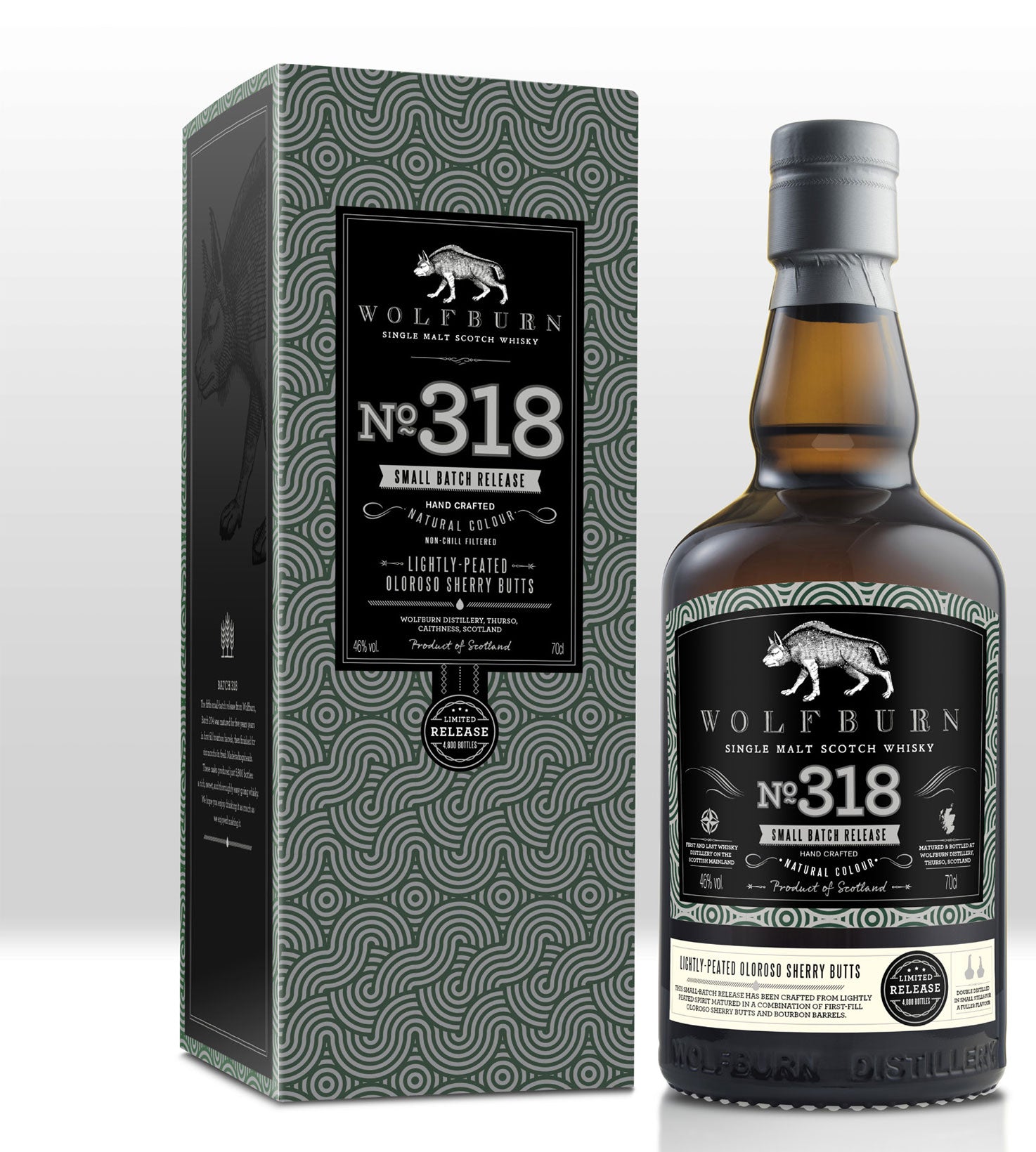 WOLFBURN BATCH 318 Limited Release Peated Sherried