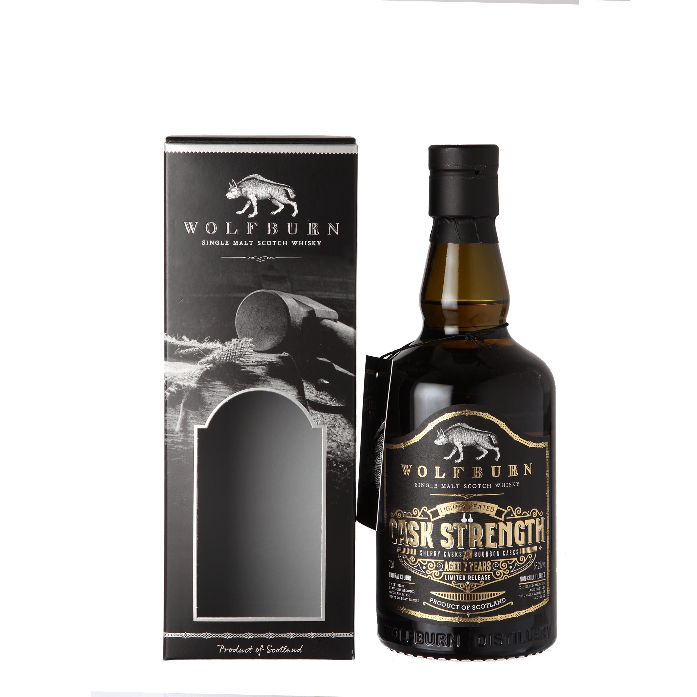 Wolfburn 7 Year Old Cask Strength Oloroso & Bourbon Casks
