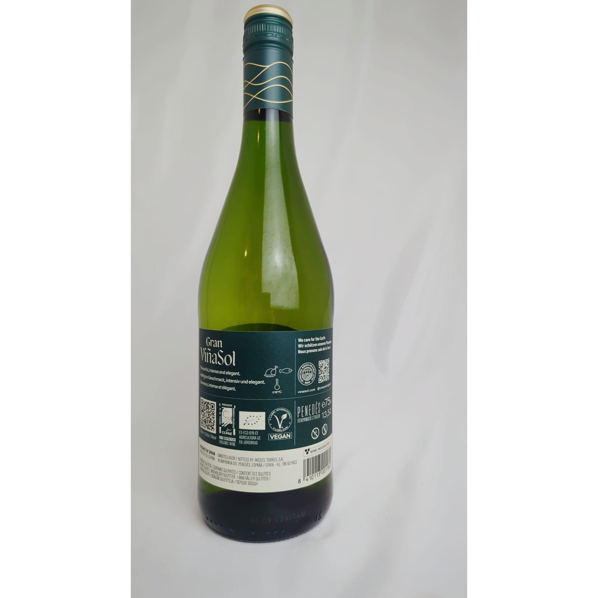Gran Vina Sol - Miguel Torres - White Wine - Spain - Catalonia, Penedes - Organic