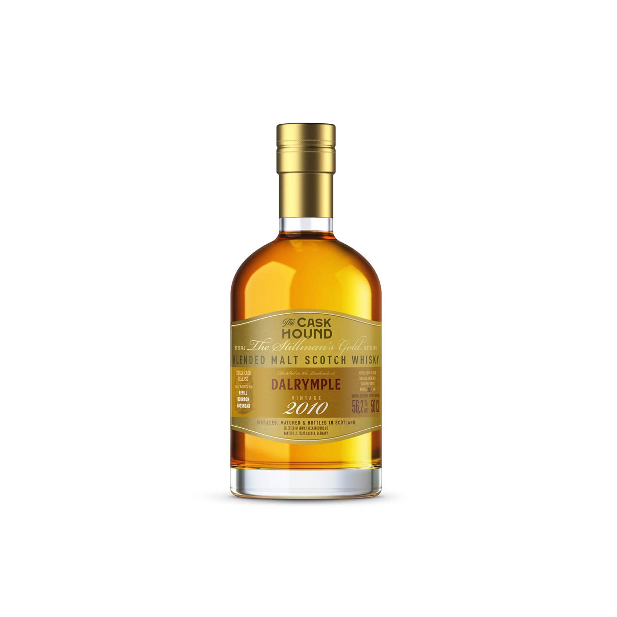 The Stillmans Gold - Dalrymple 2010 - 11 Jahre - Bourbon Hogshead - 0,5l - The Caskhound