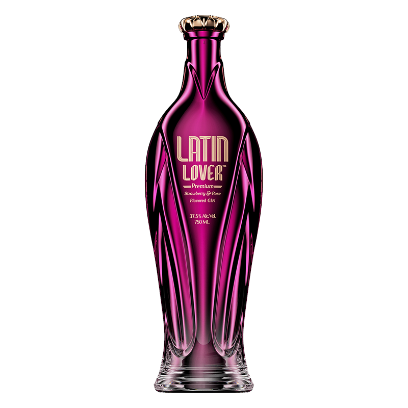 Latin Lover Premium Gin 37.5 % Vol. Erdbeer- und Rosengeschmack Gin