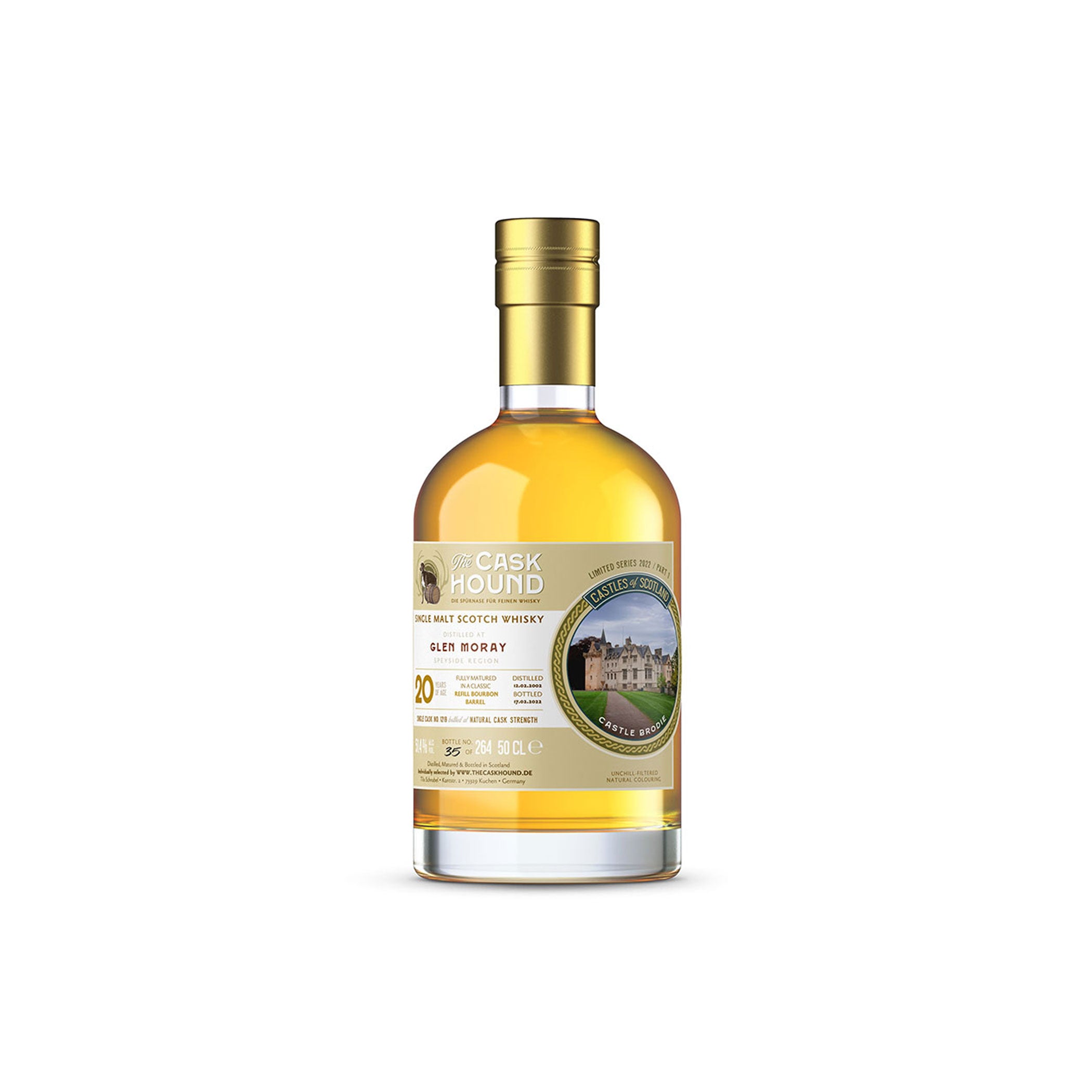 Glen Moray - 20 Jahre - Bourbon Barrel - 0,5l - The Caskhound