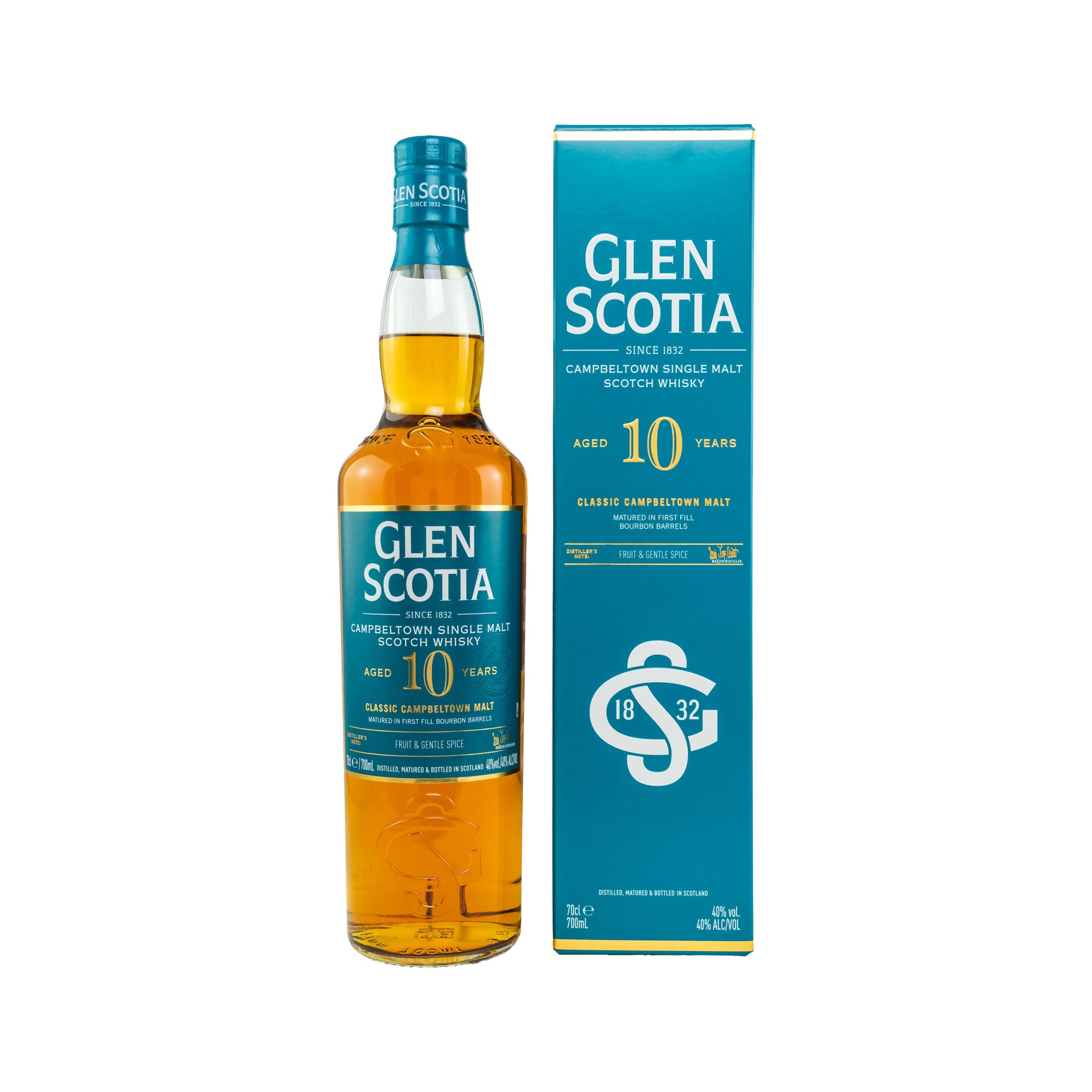 Glen Scotia 10 Years Old - Classic Campbeltown Malt - Single Malt Scotch Whisky