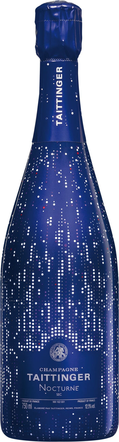 Taittinger Nocturne Sec City Lights Blanc in Geschenkpackung