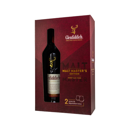 Glenfiddich Malt Master's Edition + 2 Glasses - new packaging