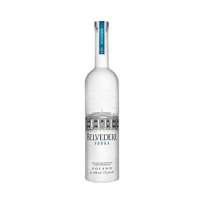 Belvedere Premium Vodka 1,75L 40% Vol. Flasche mit LED Beleuchtung im Boden