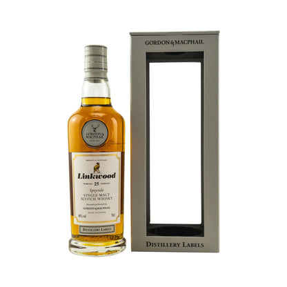 Linkwood 25 Year Old Gordon & MacPhail Distillery Labels - 46%