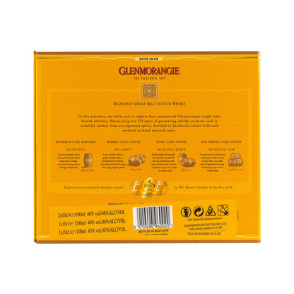 Glenmorangie Gift Set with 4 Miniatures of 100 mL each, Tasting Set: The Original, Nectar d'Òr, Lasanta, and Quinta Ruban