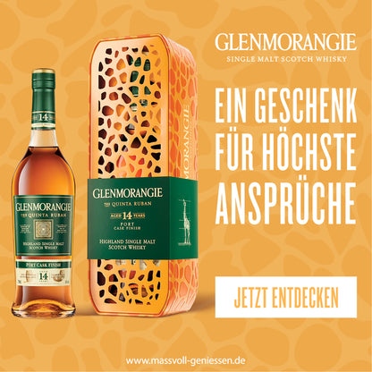 Glenmorangie Quinta Ruban 14 Year Old Limited Edition Giraffe Gift Tin