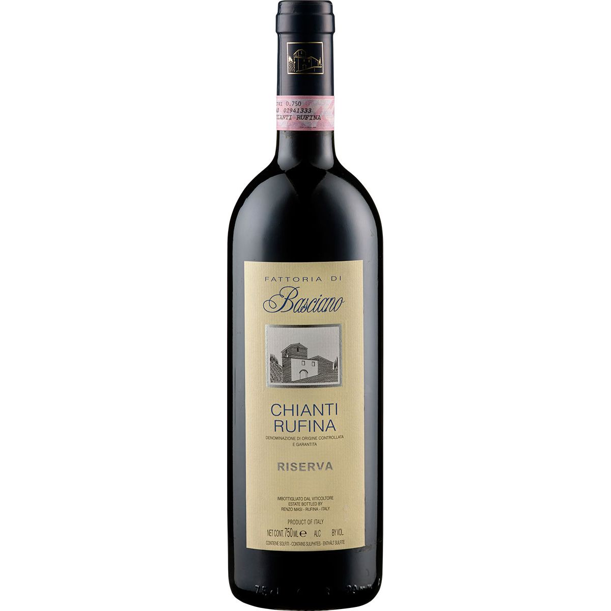 2018 Chianti Rufina "Basciano" Riserva  DOCG  Renzo Masi Toskana/Italien 0,75 l