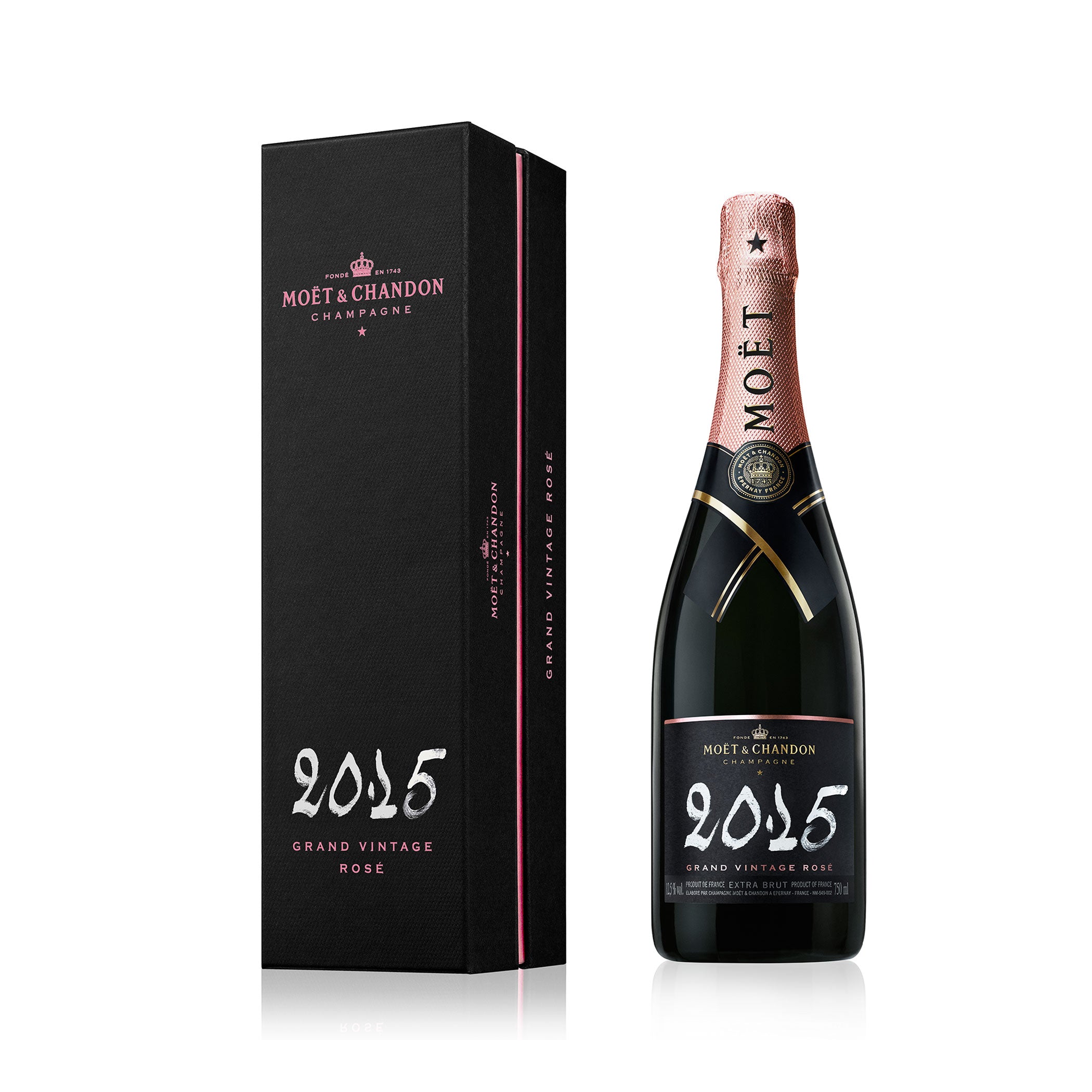 Moët & Chandon Grand Vintage Rosé 2015 Champagner (0.75 l) in Geschenkpackung