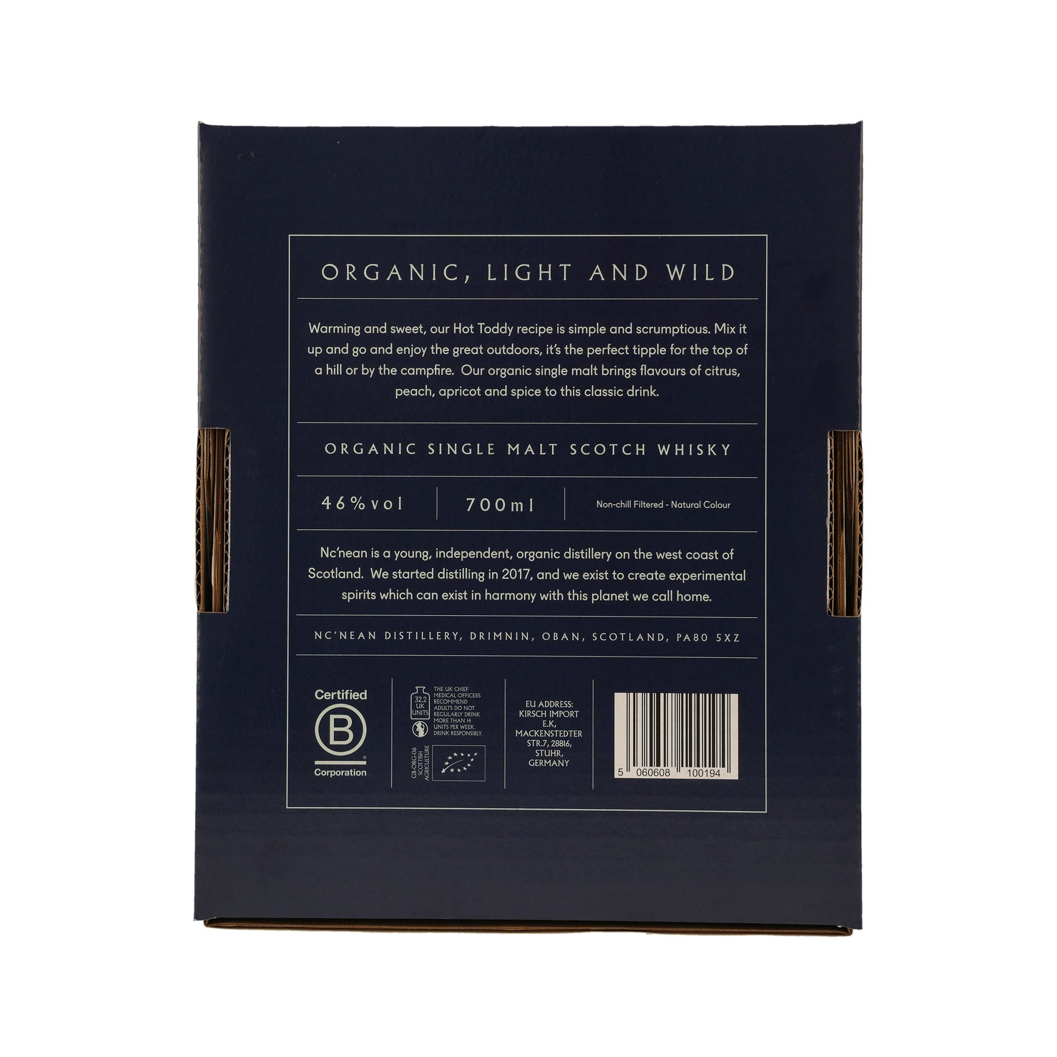 Nc'nean - Hot Toddy Set  - Organic Single Malt Whisky