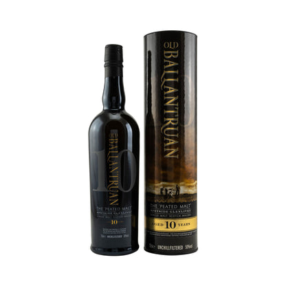 Old Ballantruan 10 Years Old, Heavily Peated, Speyside Single Malt Scotch