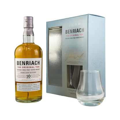 Benriach 10 Year Old - The Original Ten with Glass Gift Set