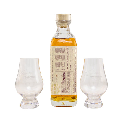 Isle of Raasay Single Malt Scotch Whisky - Batch R-02.1 with 2 Glencairn Glasses
