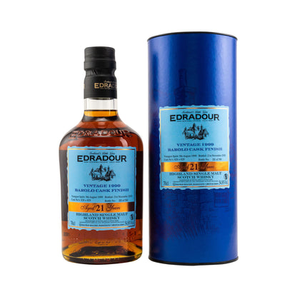 Edradour Vintage 1999 Barolo Cask Finish 21 Years
