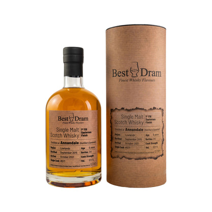 Annandale 2015/2021 - 6 Years Old - Peated Sauternes Cask #571 - Best Dram