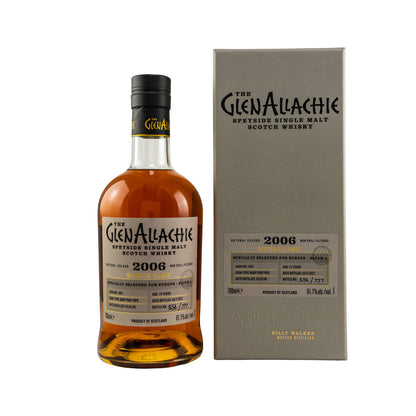 GlenAllachie 2006/2021 - 15 Years Old, Cask #1841, Ruby Port Pipe Single Malt Whisky