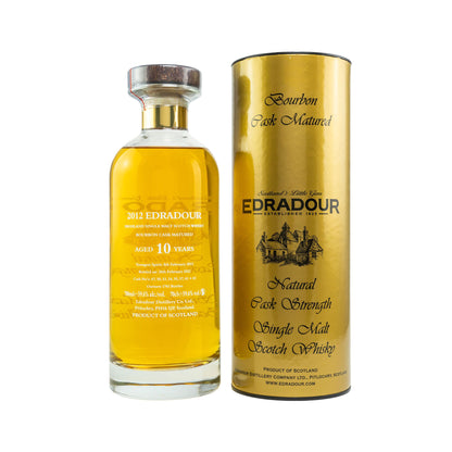 Edradour 2012/2022 - 10 Jahre - Natural Cask Strength - Small Batch - Ibisco Bourbon