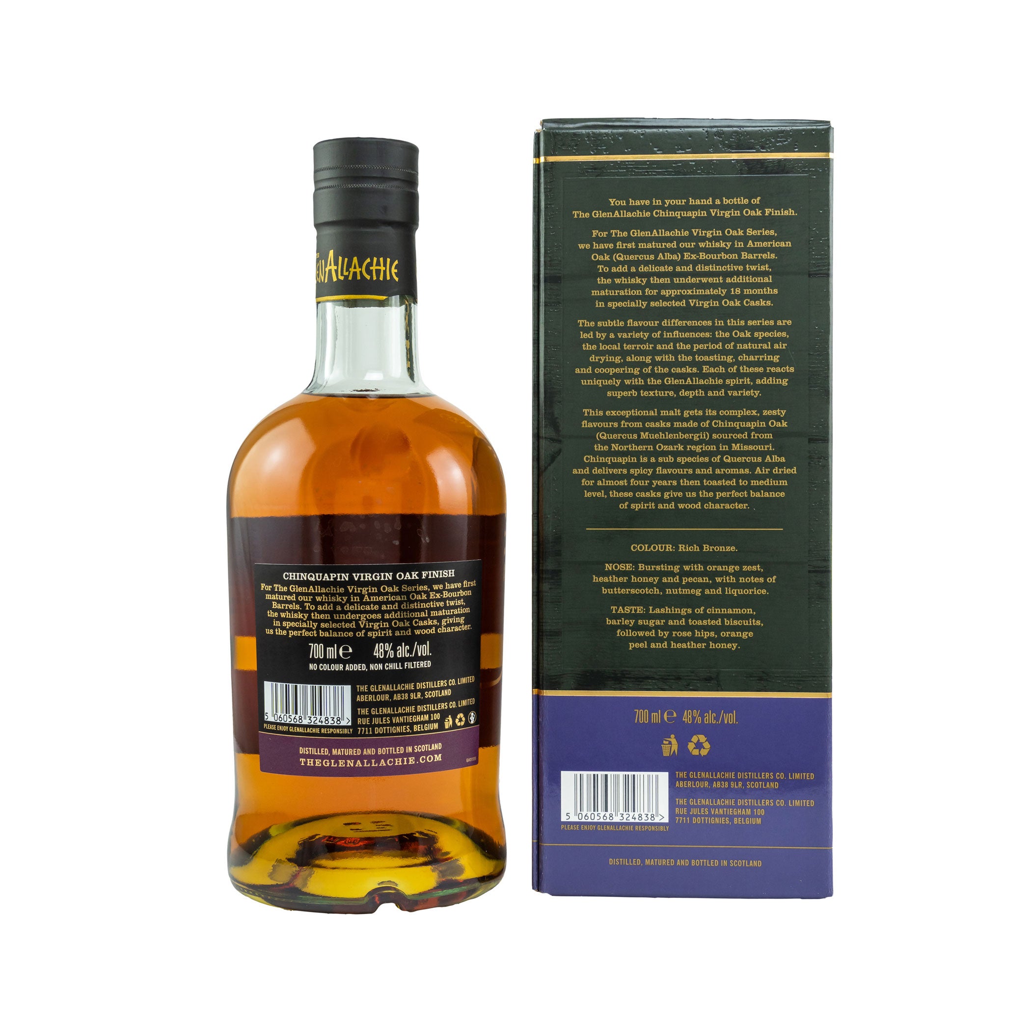 The GlenAllachie 10 Year Old Chinquapin Oak Finish Virgin Oak Series