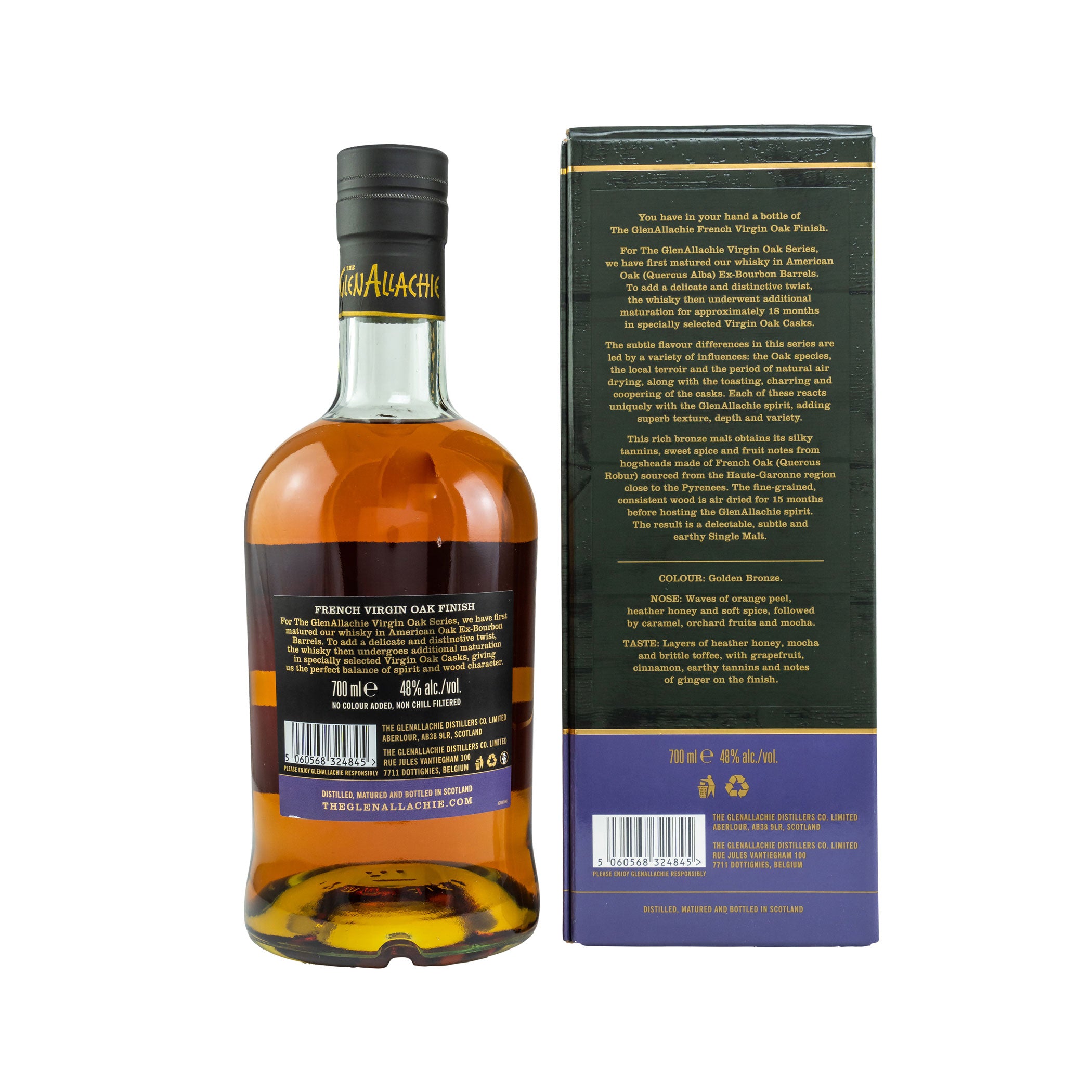 The GlenAllachie 10 Years Old – French Oak Finish Virgin Oak Series