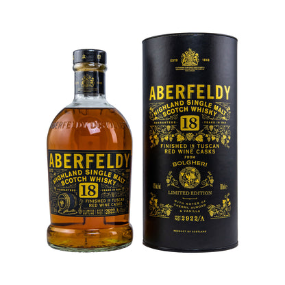 Aberfeldy 18 Years - Bolgheri Italian - Red Wine Casks