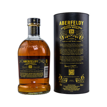 Aberfeldy 18 Years - Bolgheri Italian - Red Wine Casks