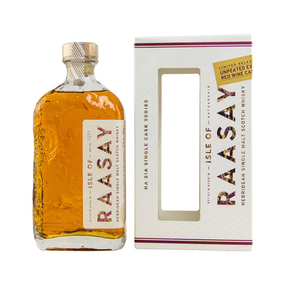Isle of Raasay Unpeated First Fill Bordeaux Red Wine Cask - Hebridean Single Malt Scotch Whisky - The Six Single Cask Series